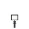 Montour Line Post&Rope Stanchion SignFrame 8.5x11H BlackEXIT SALIDA HDSF-8511-H-BK-PR-EXITDBL - alternate 1